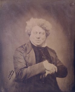 صورة ألكسندر دوماس بيري (1803-70) c.1850-60 (صورة بني داكن)
